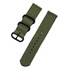 Strap-it® Strap-it Samsung Galaxy Watch 6 - 44mm nylon gesp band (groen) Strap-it® Strap-it Samsung Galaxy Watch 6 - 44mm nylon gesp band (groen)