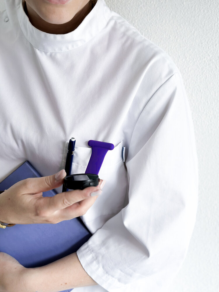 Strap-it® Strap-it Fossil Gen 5e 44mm verpleegkundige band (paars)