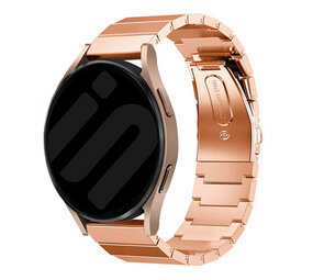 Strap-it® Samsung Galaxy Watch 6 Classic 43mm metalen bandje (rosé goud) Strap-it® Samsung Galaxy Watch 6 Classic 43mm metalen bandje (rosé goud)