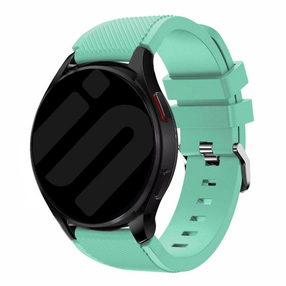 Strap-it® Strap-it Samsung Galaxy Watch 6 Classic 43mm siliconen bandje (aqua)