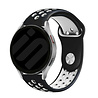 Strap-it® Strap-it Samsung Galaxy Watch 6 - 40mm sport band (zwart/wit) Strap-it® Strap-it Samsung Galaxy Watch 6 - 40mm sport band (zwart/wit)