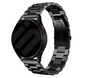 Strap-it® Samsung Galaxy Watch 6 Classic 43mm stalen band (zwart)