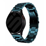 Strap-it® Samsung Galaxy Watch 6 - 44mm stalen band (donkergroen) Strap-it® Samsung Galaxy Watch 6 - 44mm stalen band (donkergroen)