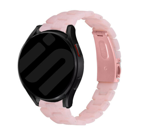 Strap-it® Strap-it Samsung Galaxy Watch 6 Classic 43mm resin band (roze) Strap-it® Strap-it Samsung Galaxy Watch 6 Classic 43mm resin band (roze)