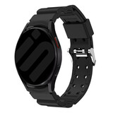 Strap-it® Samsung Galaxy Watch 6 - 40mm silicone armor bandje (zwart)