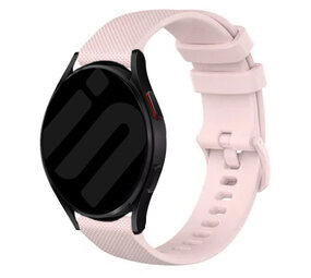 Strap-it® Samsung Galaxy Watch 6 Classic 47mm Luxe Siliconen bandje (roze)