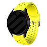 Strap-it® Strap-it Samsung Galaxy Watch 6 Classic 43mm siliconen bandje met gaatjes (geel) Strap-it® Strap-it Samsung Galaxy Watch 6 Classic 43mm siliconen bandje met gaatjes (geel)