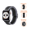 Strap-it® Strap-it Apple Watch verstelbaar geweven nylon bandje (zwart/grijs) Strap-it® Strap-it Apple Watch verstelbaar geweven nylon bandje (zwart/grijs)