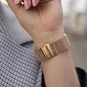 Strap-it® Strap-it Apple Watch 8 stalen Milanese band (rosé goud) Strap-it® Strap-it Apple Watch 8 stalen Milanese band (rosé goud)