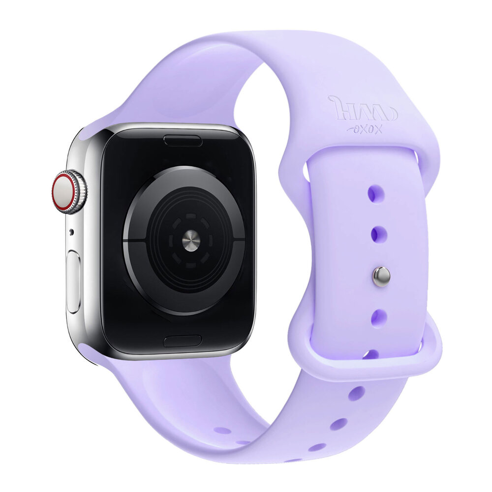 xoxo Wildhearts xoxo Wildhearts Apple Watch siliconen bandje (paars)