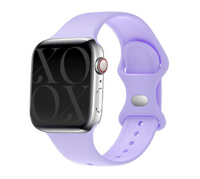 xoxo Wildhearts xoxo Wildhearts Apple Watch siliconen bandje (paars)