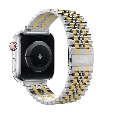 xoxo Wildhearts xoxo Wildhearts Apple Watch stalen bandje (zilver/goud)