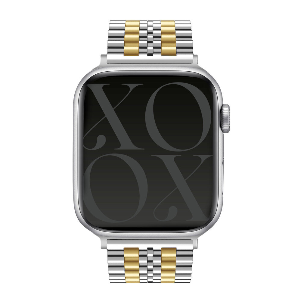 xoxo Wildhearts xoxo Wildhearts Apple Watch stalen bandje (zilver/goud)