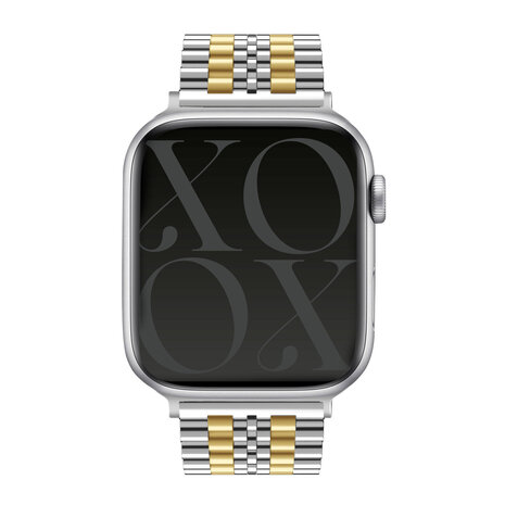 xoxo Wildhearts xoxo Wildhearts Apple Watch stalen bandje (zilver/goud)