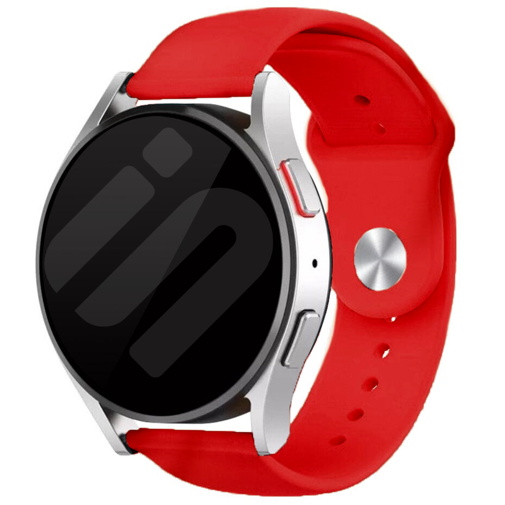 Strap-it® Strap-it Samsung Galaxy Watch 6 Classic 43mm sport bandje (rood)