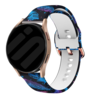 Strap-it® Strap-it Funky Feather Samsung Galaxy Watch 6 Classic 43mm bandje Strap-it® Strap-it Funky Feather Samsung Galaxy Watch 6 Classic 43mm bandje