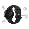 xoxo Wildhearts xoxo Wildhearts Samsung Gear S3 siliconen bandje (zwart) xoxo Wildhearts xoxo Wildhearts Samsung Gear S3 siliconen bandje (zwart)