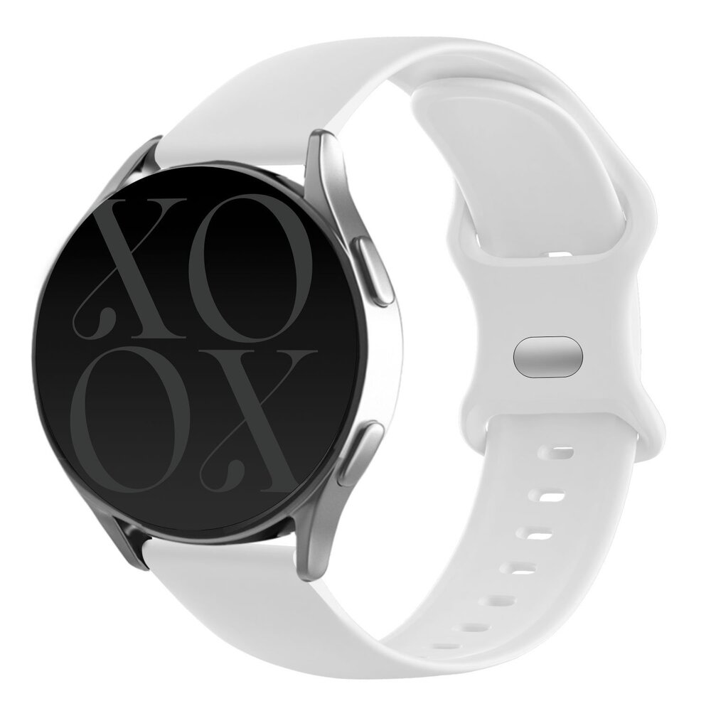 xoxo Wildhearts xoxo Wildhearts Xiaomi Watch S1 siliconen bandje (wit) xoxo Wildhearts xoxo Wildhearts Xiaomi Watch S1 siliconen bandje (wit)