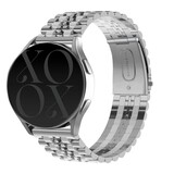 xoxo Wildhearts xoxo Wildhearts Huawei Watch GT 3 46mm stalen bandje (zilver) xoxo Wildhearts xoxo Wildhearts Huawei Watch GT 3 46mm stalen bandje (zilver)