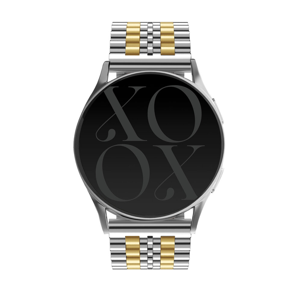 xoxo Wildhearts xoxo Wildhearts Huawei Watch 3 (Pro) stalen bandje (zilver/goud) xoxo Wildhearts xoxo Wildhearts Huawei Watch 3 (Pro) stalen bandje (zilver/goud)