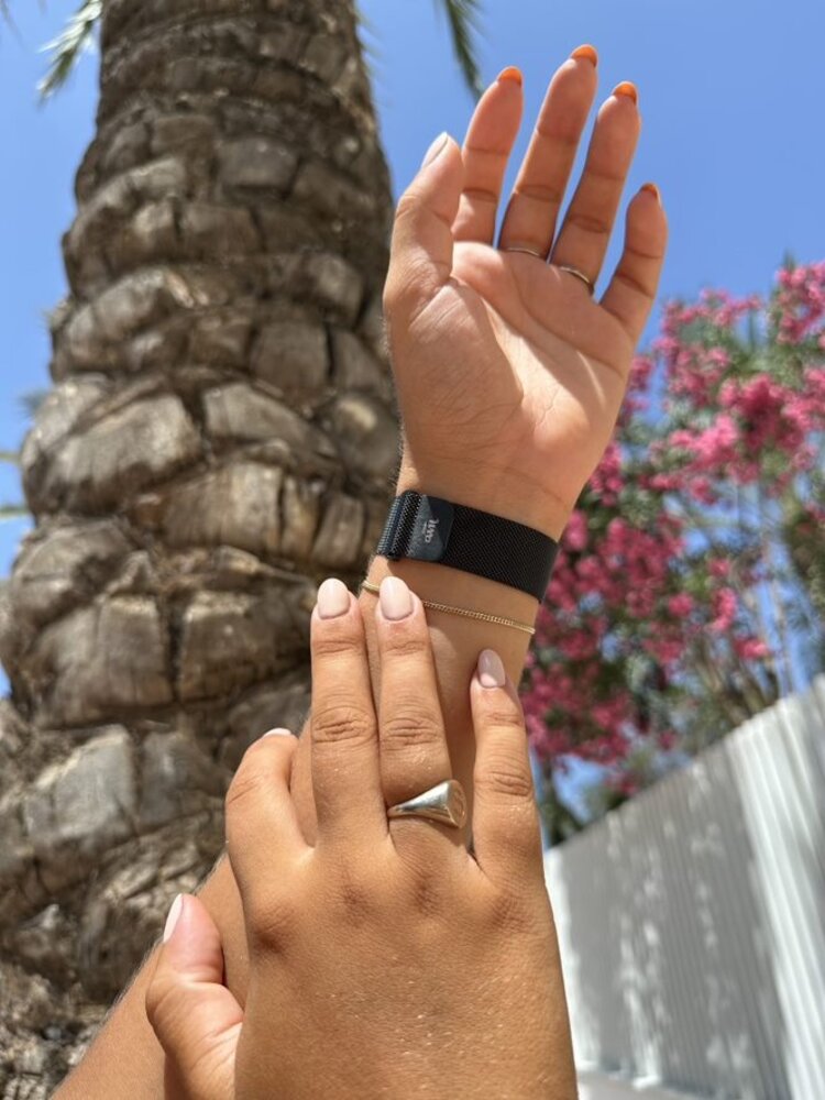 xoxo Wildhearts xoxo Wildhearts Apple Watch Milanese band (zwart) xoxo Wildhearts xoxo Wildhearts Apple Watch Milanese band (zwart)