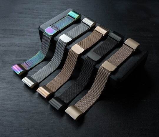 Strap-it® Strap-it Huawei band 3 / 4 Pro Milanese band (zilver)