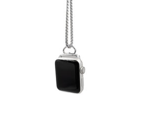 Strap-it® Apple Watch ketting met hartje (zilver)