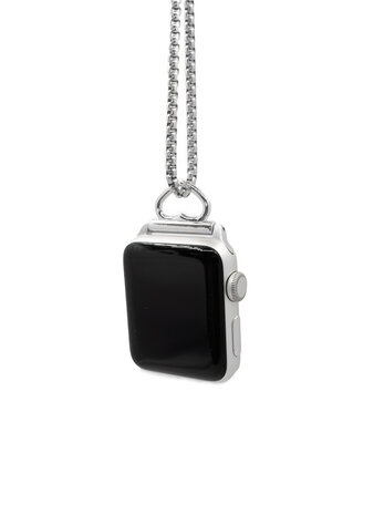 Strap-it® Strap-it Apple Watch ketting met hartje (zilver)