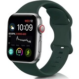 Strap-it® Apple Watch siliconen bandje (olijfgroen)