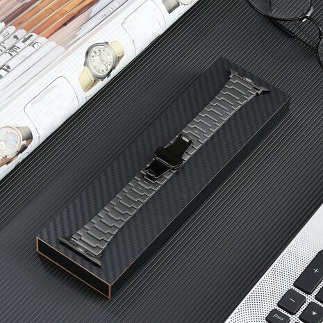 Strap-it® Strap-it Apple Watch Premium titanium band (grafiet)