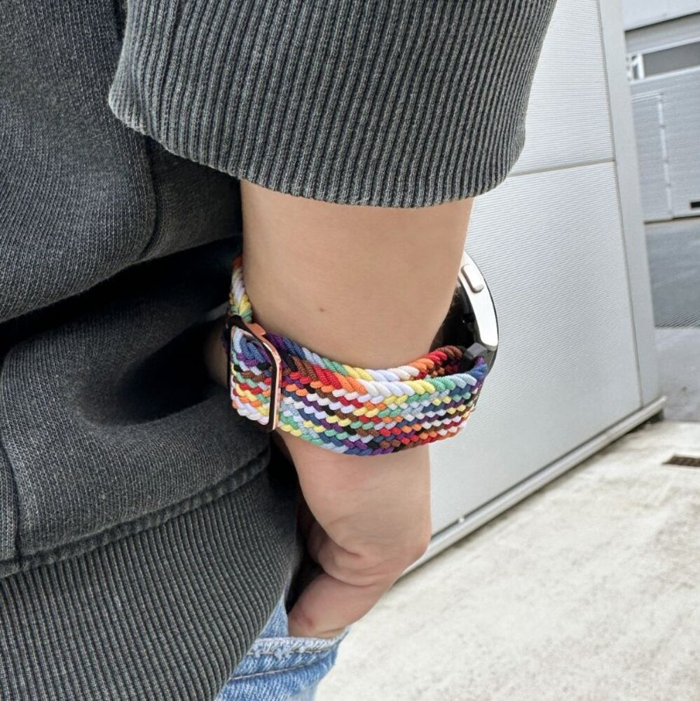 Strap-it® Strap-it Amazfit GTS 2 verstelbaar geweven bandje (kleurrijk) Strap-it® Strap-it Amazfit GTS 2 verstelbaar geweven bandje (kleurrijk)