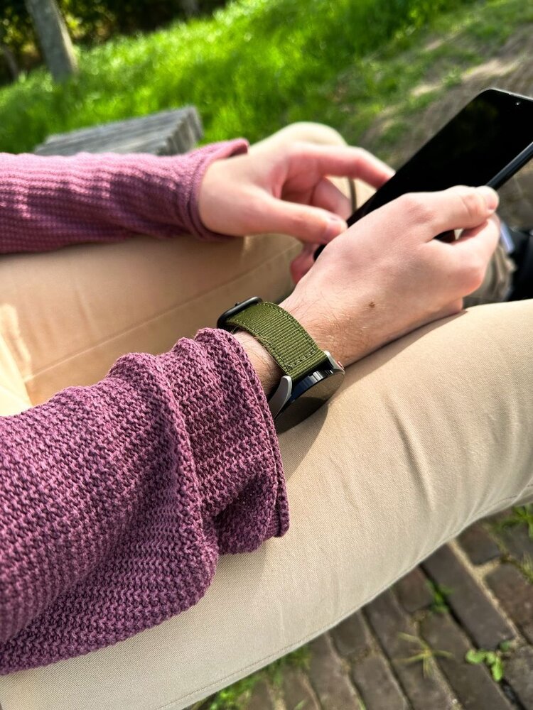 Strap-it® Strap-it Polar Unite nylon gesp band (groen) Strap-it® Strap-it Polar Unite nylon gesp band (groen)