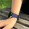 Strap-it® Strap-it Samsung Galaxy Watch 46mm nylon gesp band (blauw) Strap-it® Strap-it Samsung Galaxy Watch 46mm nylon gesp band (blauw)