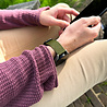 Strap-it® Strap-it Samsung Galaxy Watch 46mm nylon gesp band (groen Strap-it® Strap-it Samsung Galaxy Watch 46mm nylon gesp band (groen