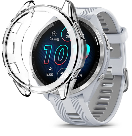 Strap-it® Strap-it Garmin Forerunner 265 TPU case (transparant)