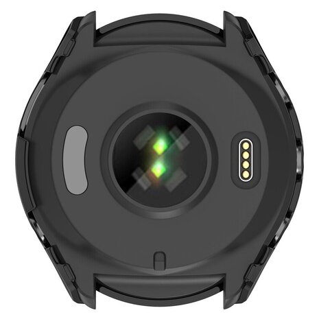 Strap-it® Strap-it Garmin Forerunner 965 hard case met glas (zwart)