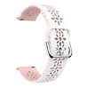 Strap-it® Strap-it Amazfit GTS 2 siliconen bandje met patroon (wit/roze) Strap-it® Strap-it Amazfit GTS 2 siliconen bandje met patroon (wit/roze)