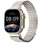 Strap-it® Strap-it Apple Watch luxe metalen mesh bandje (sterrenlicht)