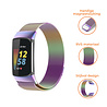 Strap-it® Strap-it Fitbit Charge 5 Milanese band (regenboog) Strap-it® Strap-it Fitbit Charge 5 Milanese band (regenboog)