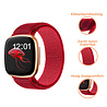Strap-it® Strap-it Fitbit Sense nylon bandje (rood) Strap-it® Strap-it Fitbit Sense nylon bandje (rood)