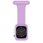 Strap-it® Strap-it Apple Watch verpleegkundige band met case (lichtpaars)