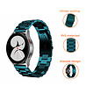 Strap-it® Strap-it Samsung Galaxy Watch 4 - 44mm stalen band (donkergroen) Strap-it® Strap-it Samsung Galaxy Watch 4 - 44mm stalen band (donkergroen)