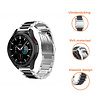 Strap-it® Strap-it Samsung Galaxy Watch 4 Classic 46mm stalen band (zilver/zwart) Strap-it® Strap-it Samsung Galaxy Watch 4 Classic 46mm stalen band (zilver/zwart)