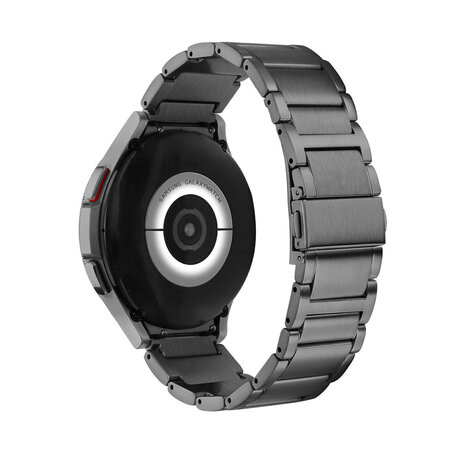 Strap-it® Strap-it Samsung Galaxy Watch 4 44mm titanium bandje (grafiet)
