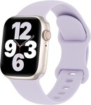 Strap-it® Strap-it Apple Watch siliconen bandje (lichtpaars)