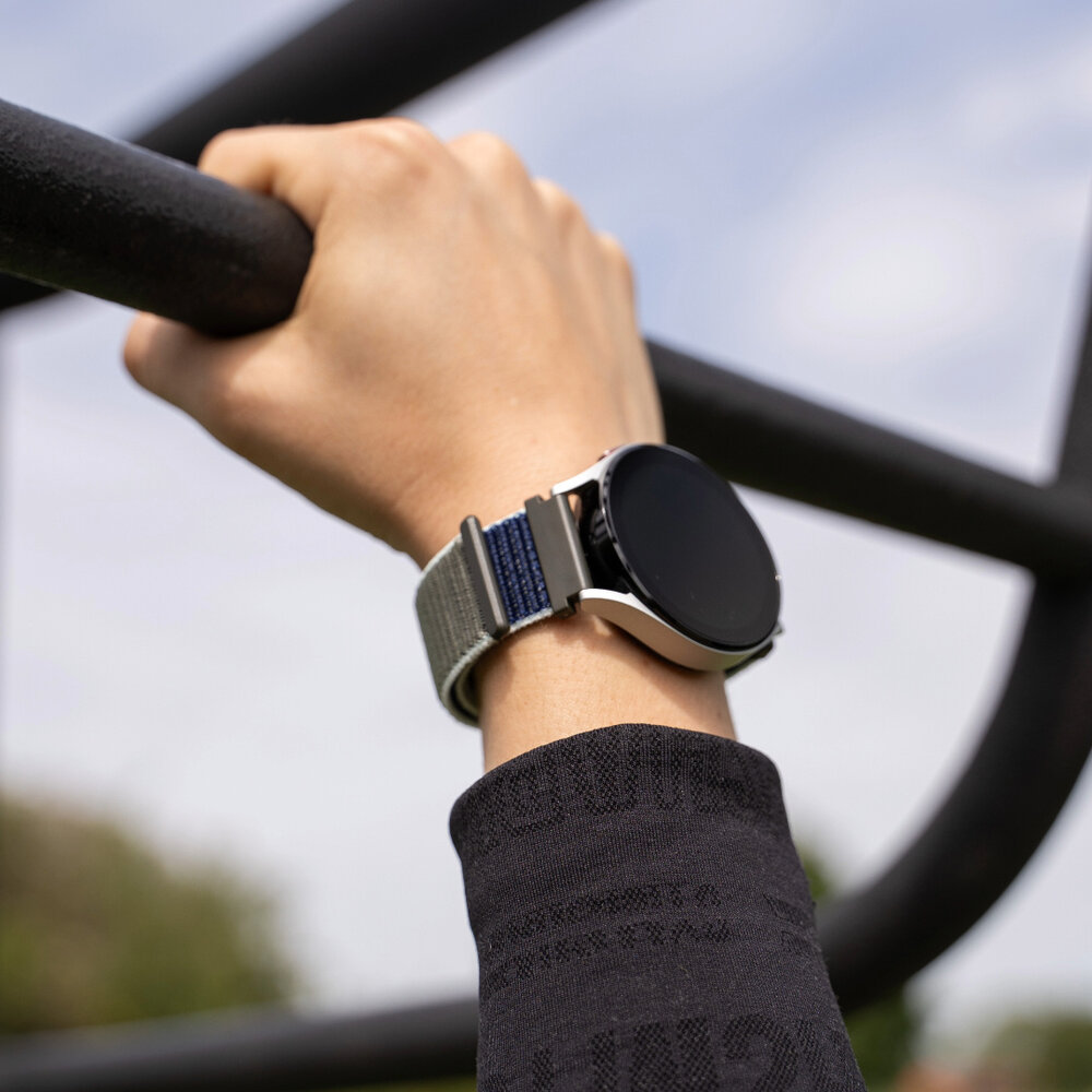 Strap-it® Strap-it Fossil Gen 5e 44mm nylon bandje (kaki)