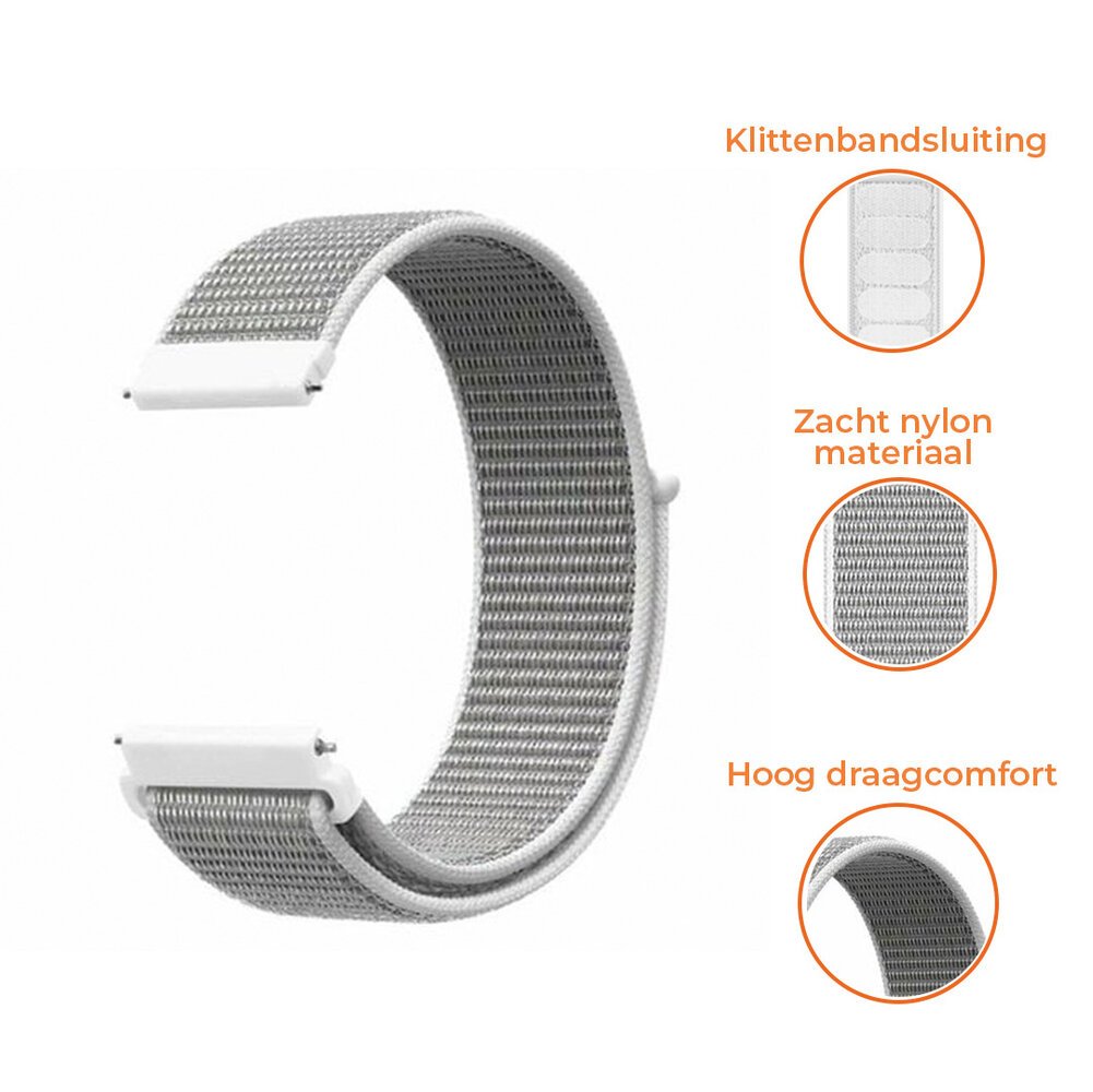 Strap-it® Strap-it Xiaomi Watch S1 nylon band (zeeschelp)
