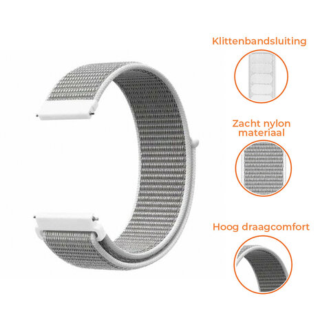 Strap-it® Strap-it Amazfit GTS 3 nylon band (zeeschelp)
