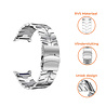 Strap-it® Strap-it Samsung Galaxy Watch 4 Classic 42mm steel iron band (zilver) Strap-it® Strap-it Samsung Galaxy Watch 4 Classic 42mm steel iron band (zilver)