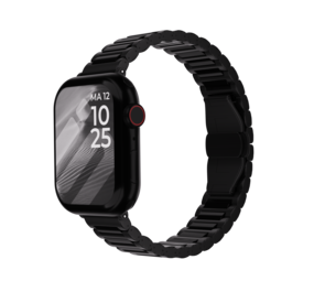 Strap-it® Apple Watch Premium titanium band (zwart) Strap-it® Apple Watch Premium titanium band (zwart)